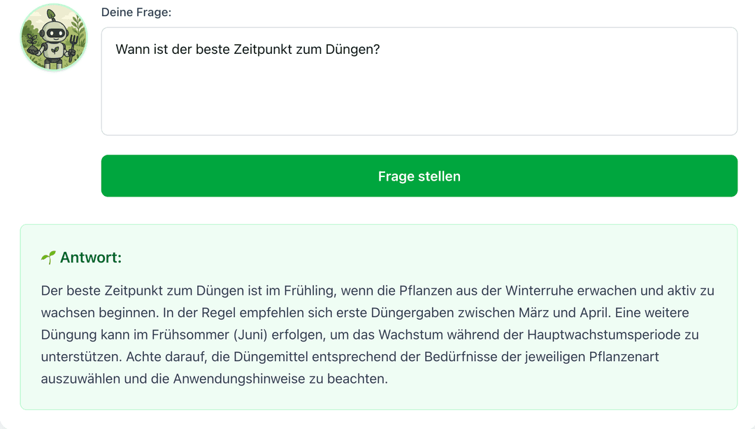 KI antwortet maßgeschneidert